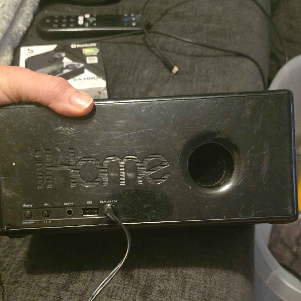 iHome Black Audio Dock